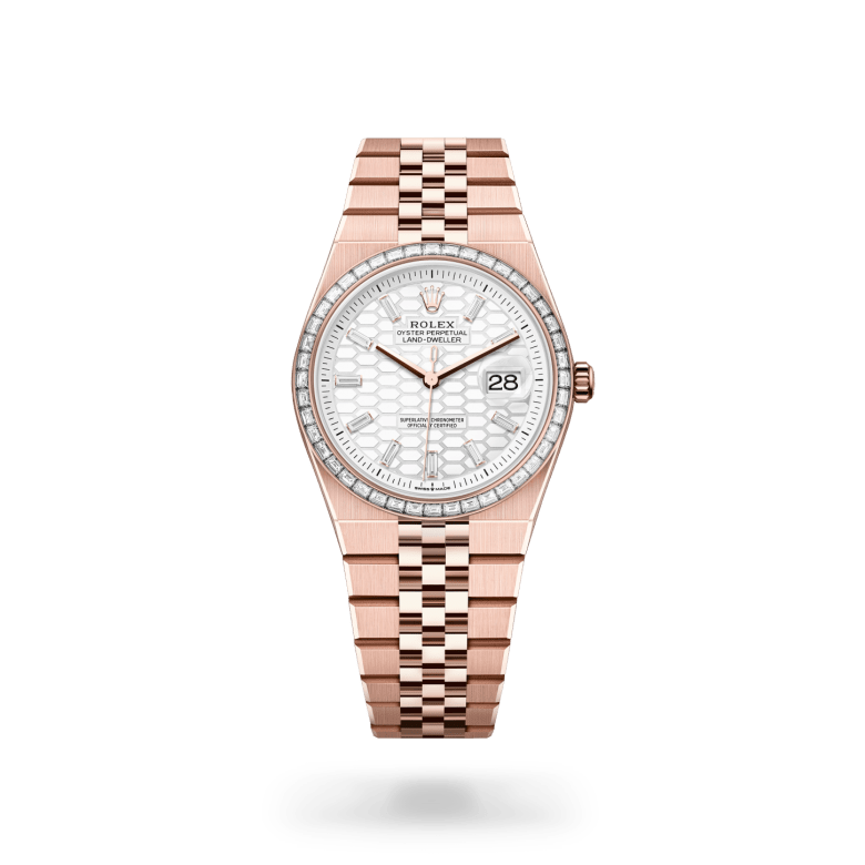 Rolex Land-Dweller 36, M127285TBR-0002, 36mm, 18 kt Everose-goud
