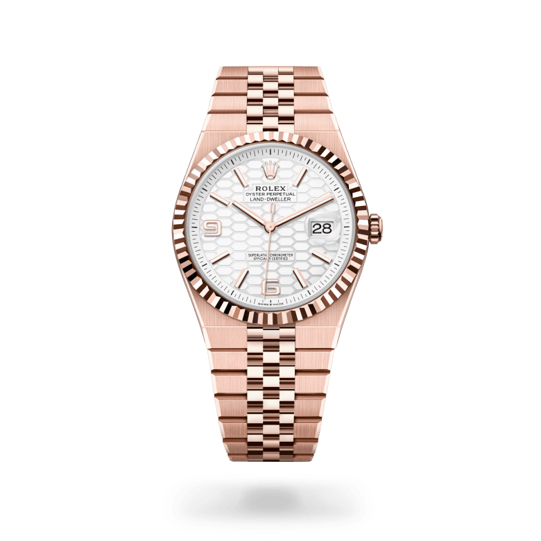 Rolex Land-Dweller 40, M127335-0001, 40mm, 18 kt Everose-goud