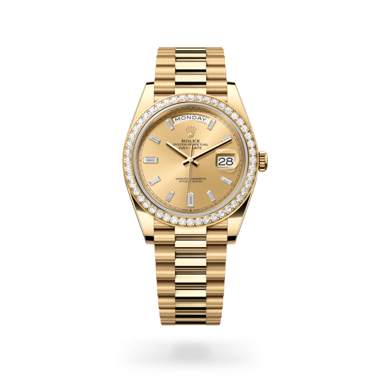 Rolex Day-Date 40, M228348RBR-0002, 40mm, 18 kt geelgoud