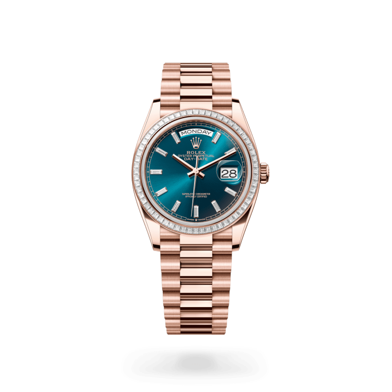 Rolex Day-Date 36, M128395TBR-0032, 36mm, 18 kt Everose-goud