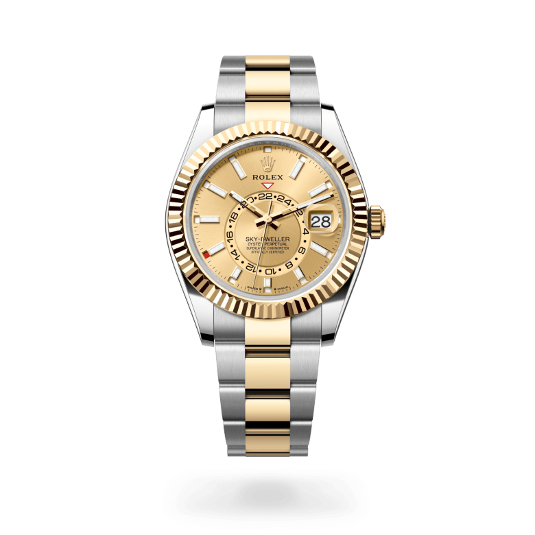 Rolex Sky-Dweller, M336933-0001, 42mm, Geel Rolesor - een combinatie van Oystersteel en geelgoud