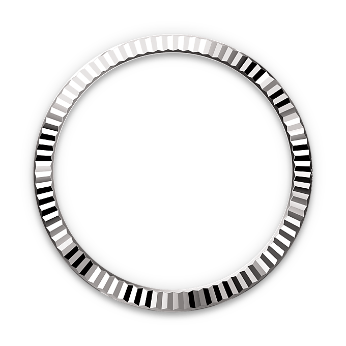 Gekartelde bezel