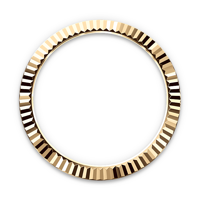 De gekartelde bezel