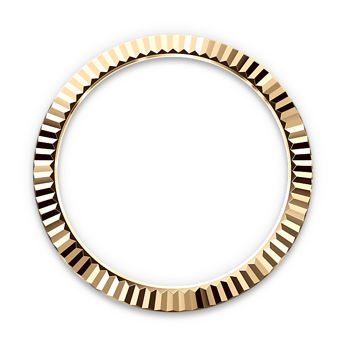 De gekartelde bezel