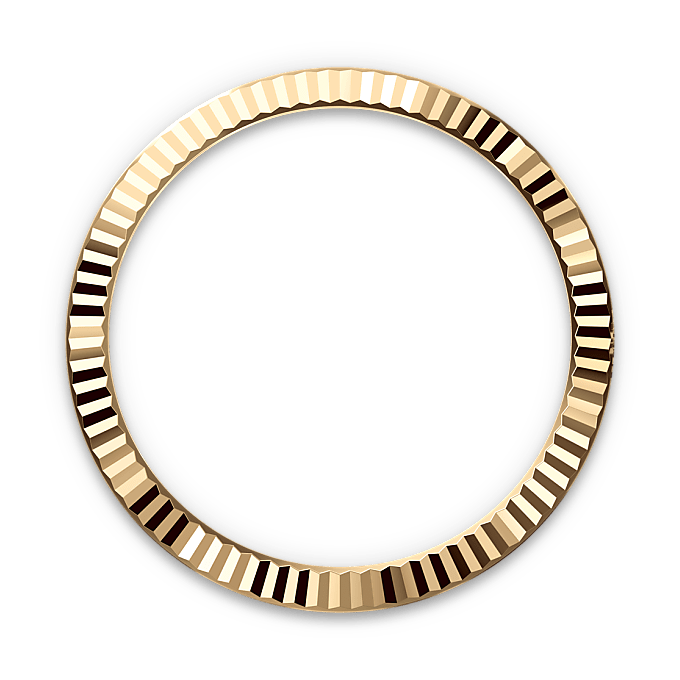 Gekartelde bezel