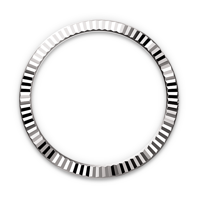 Gekartelde bezel