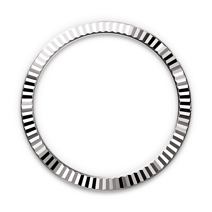 Gekartelde bezel