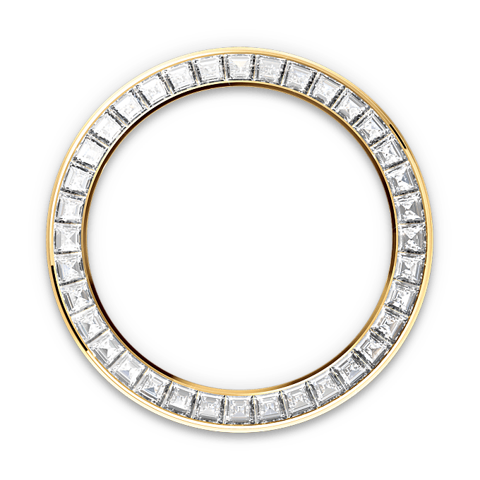 Bezel bezet met diamanten