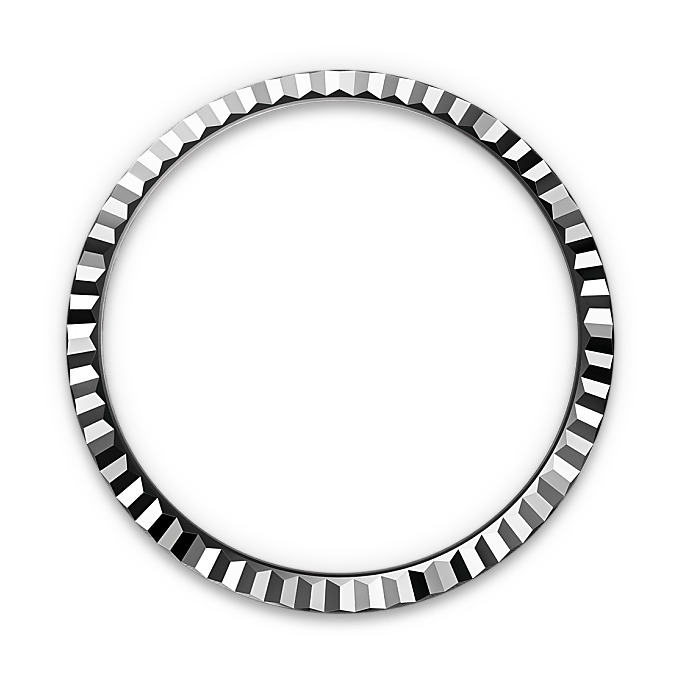 Gekartelde bezel