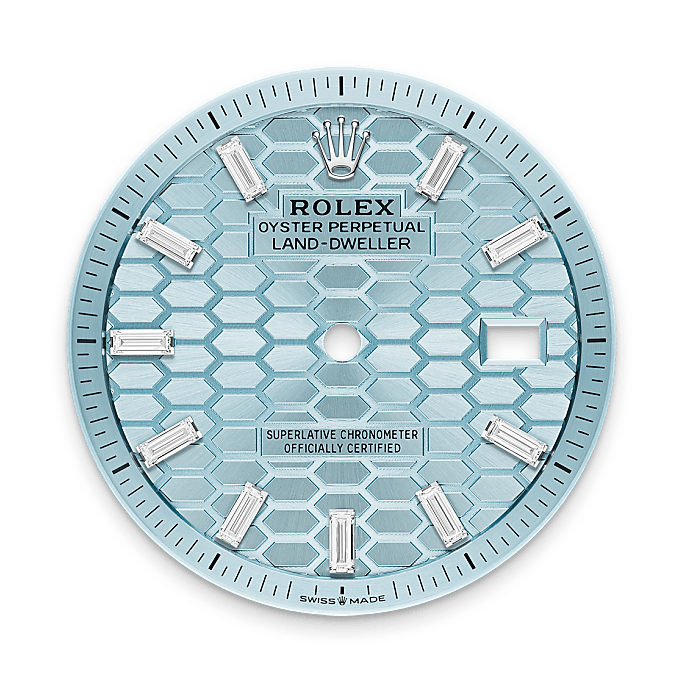 IJsblauwe wijzerplaat