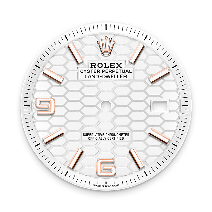 Hagelwitte wijzerplaat