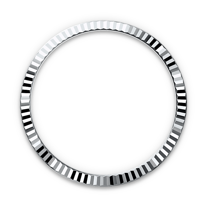 Gekartelde bezel