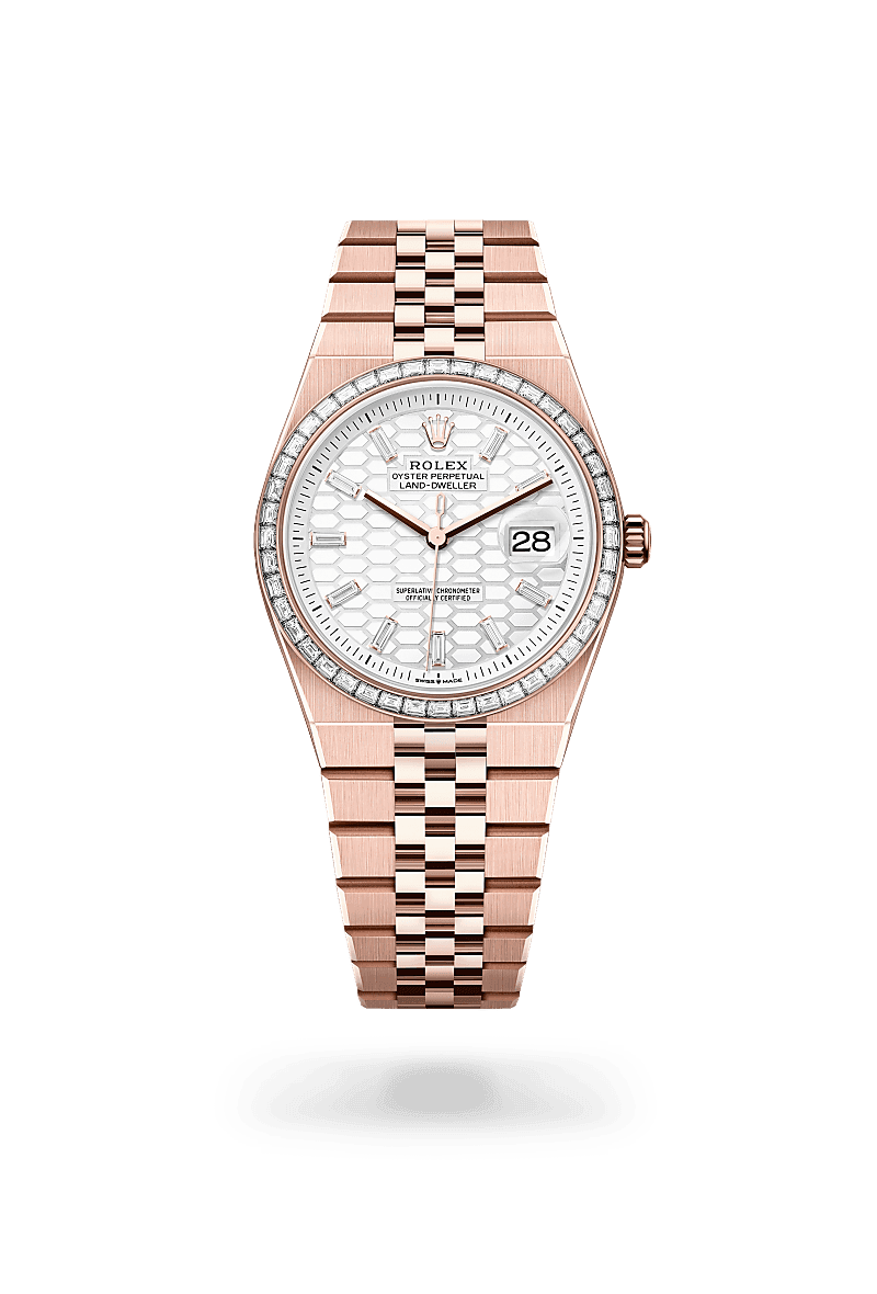 Rolex Land-Dweller 36, M127285TBR-0002, 36mm, 18 kt Everose-goud