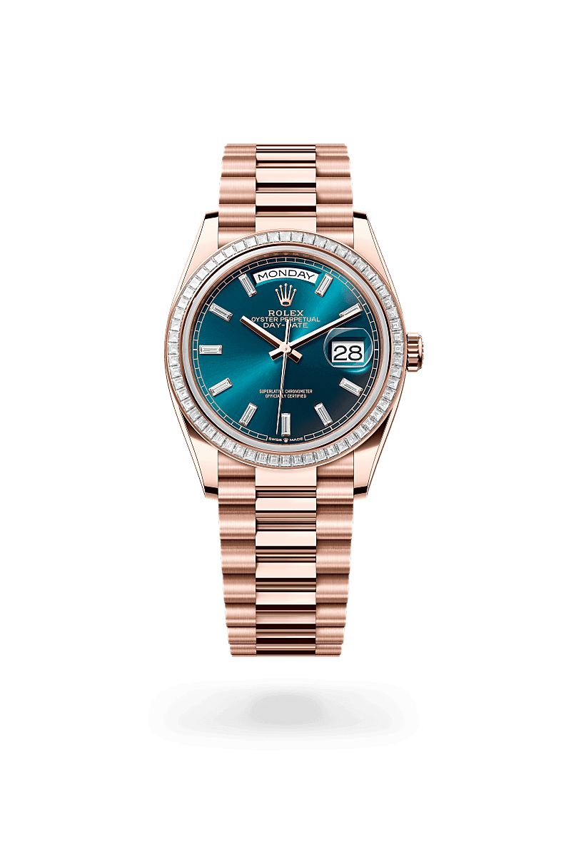 Rolex Day-Date 36, M128395TBR-0032, 36mm, 18 kt Everose-goud