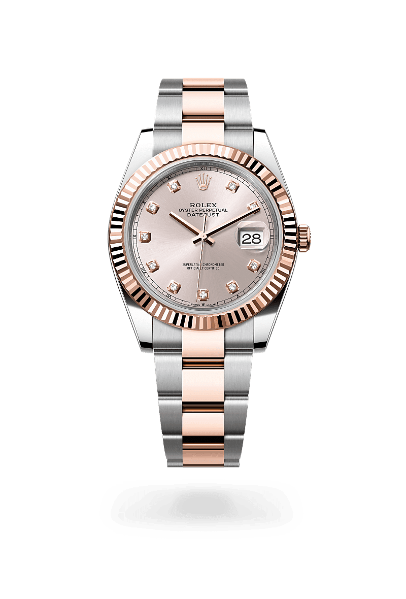 Rolex Datejust 41, M126331-0007, 41mm, Everose Rolesor - een combinatie van Oystersteel en Everose-goud