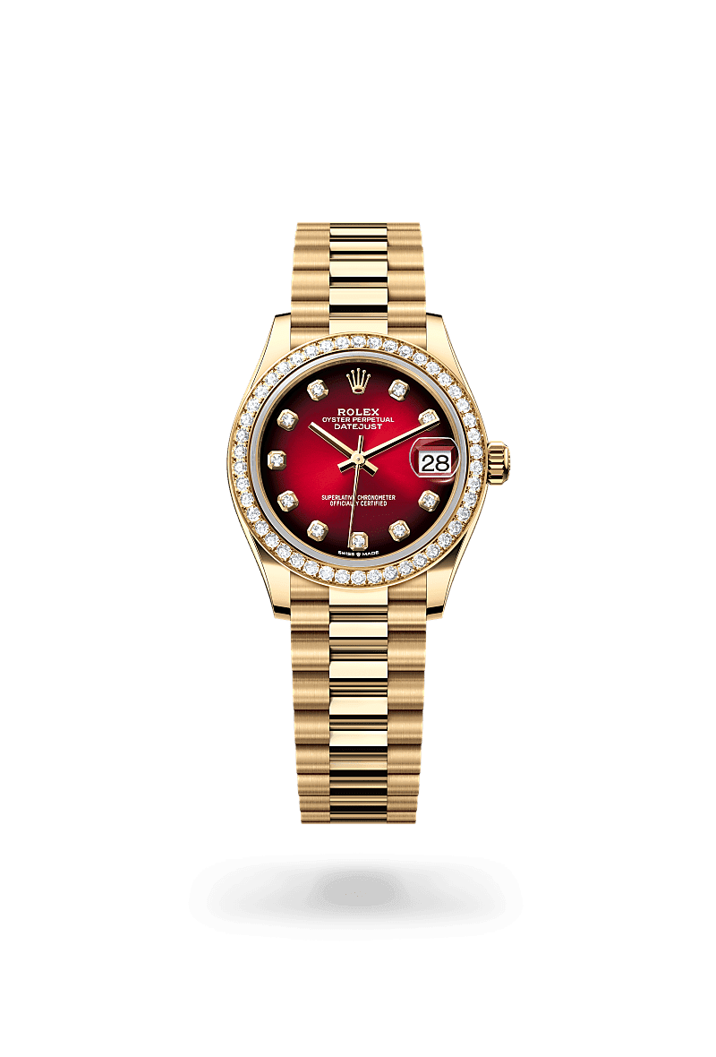 Rolex Datejust 31, M278288RBR-0041, 31mm, 18 kt geelgoud