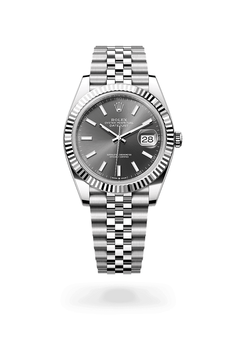 Rolex Datejust 41, M126334-0014, 41mm, Wit Rolesor - een combinatie van Oystersteel en witgoud