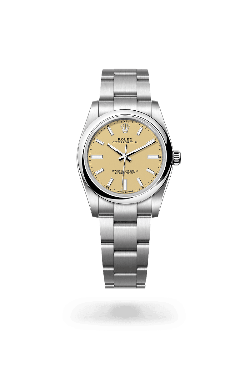 Rolex Oyster Perpetual 34, M124200-0007, 34mm, Oystersteel