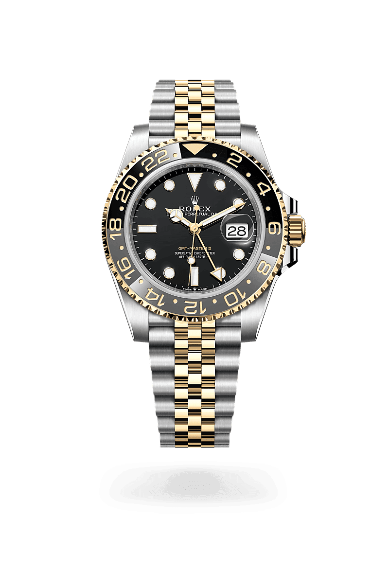 Rolex GMT-Master II, M126713GRNR-0001, 40mm, Geel Rolesor - een combinatie van Oystersteel en geelgoud