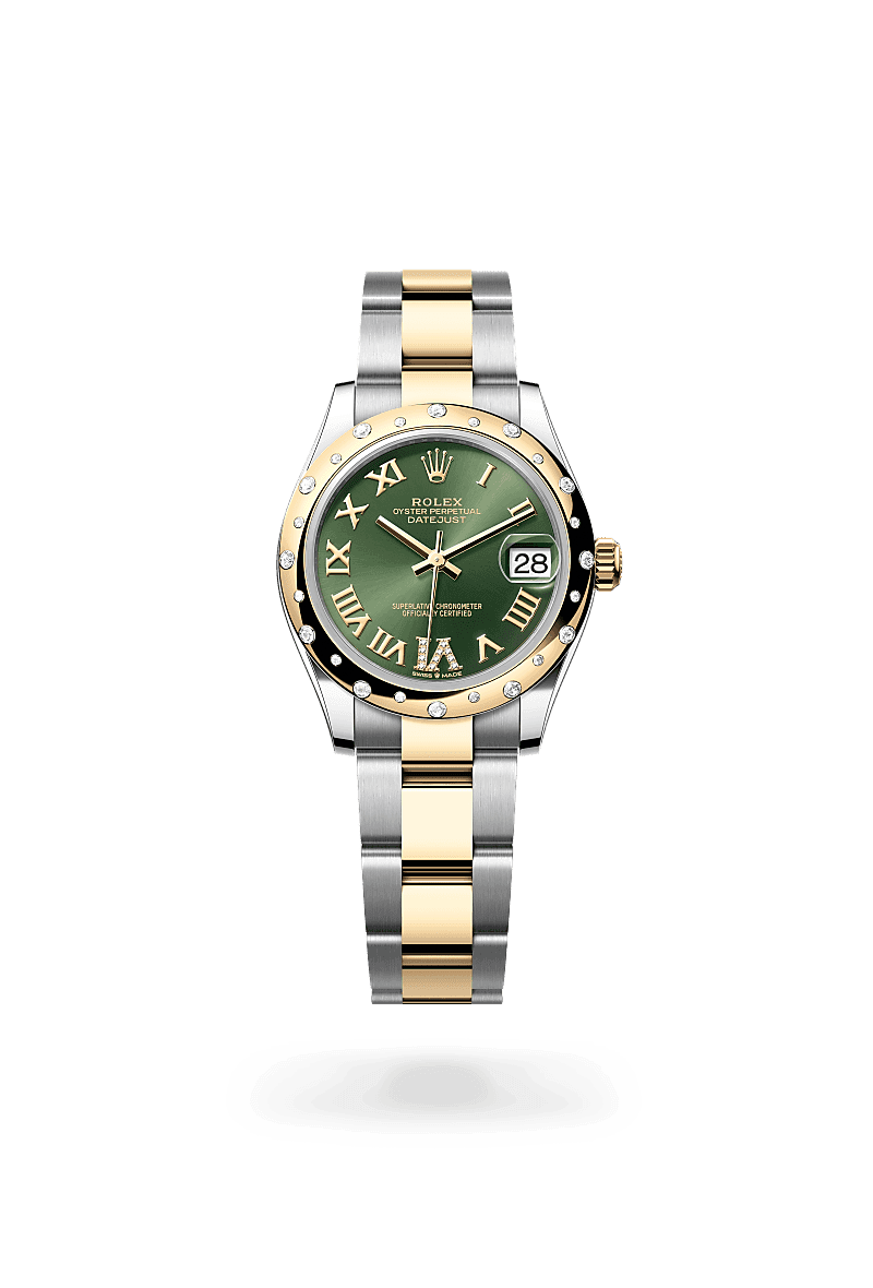 Rolex Datejust 31, M278343RBR-0015, 31mm, Geel Rolesor - een combinatie van Oystersteel en geelgoud