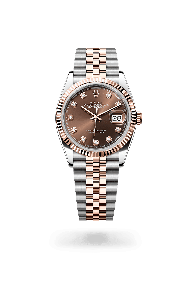 Rolex Datejust 36, M126231-0053, 36mm, Everose Rolesor - een combinatie van Oystersteel en Everose-goud