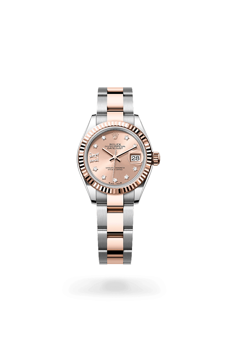 Rolex Lady-Datejust, M279171-0028, 28mm, Everose Rolesor - een combinatie van Oystersteel en Everose-goud