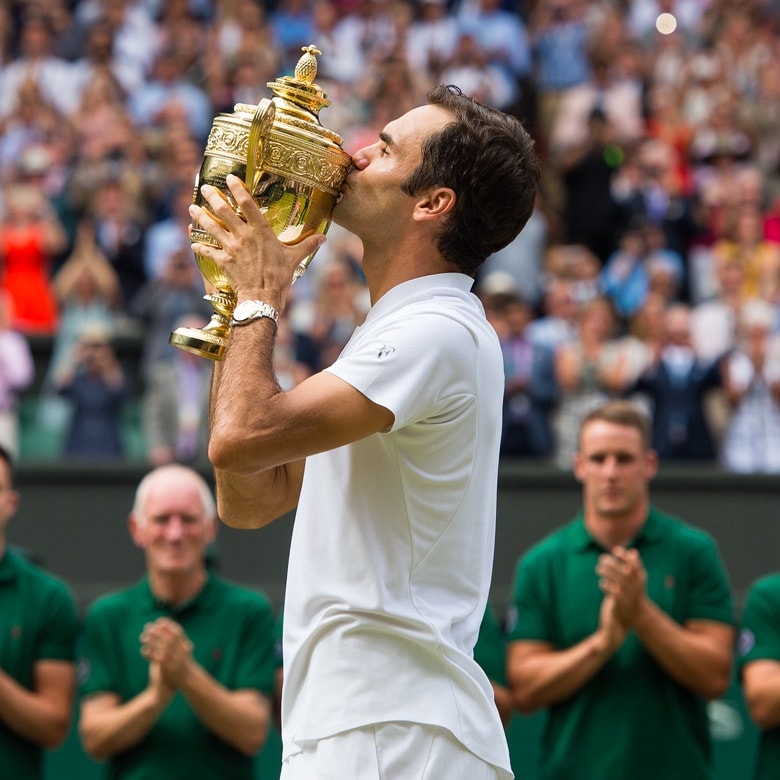 Federer winnaar Wimbledon