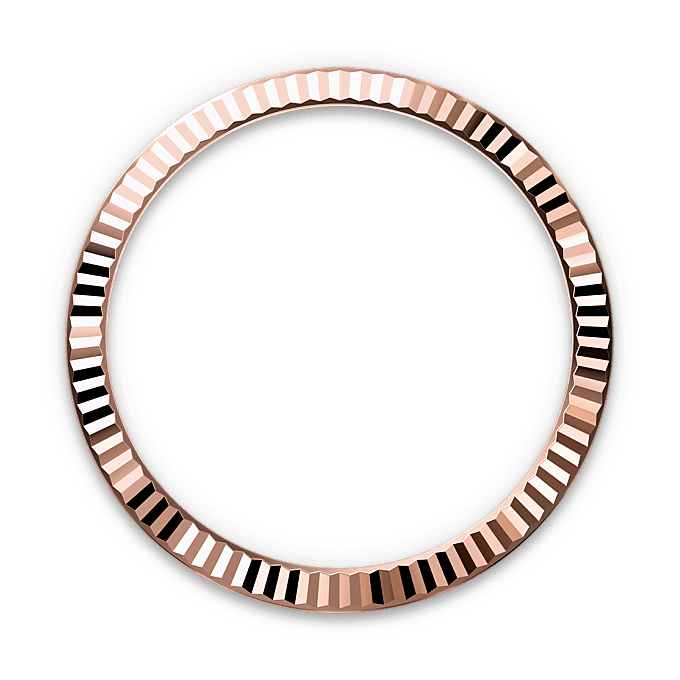 Gekartelde bezel