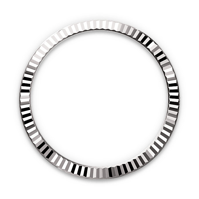 Gekartelde bezel