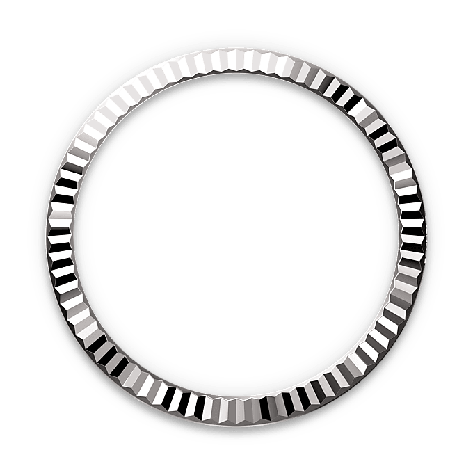 Gekartelde bezel