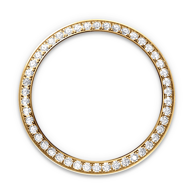 Bezel bezet met diamanten