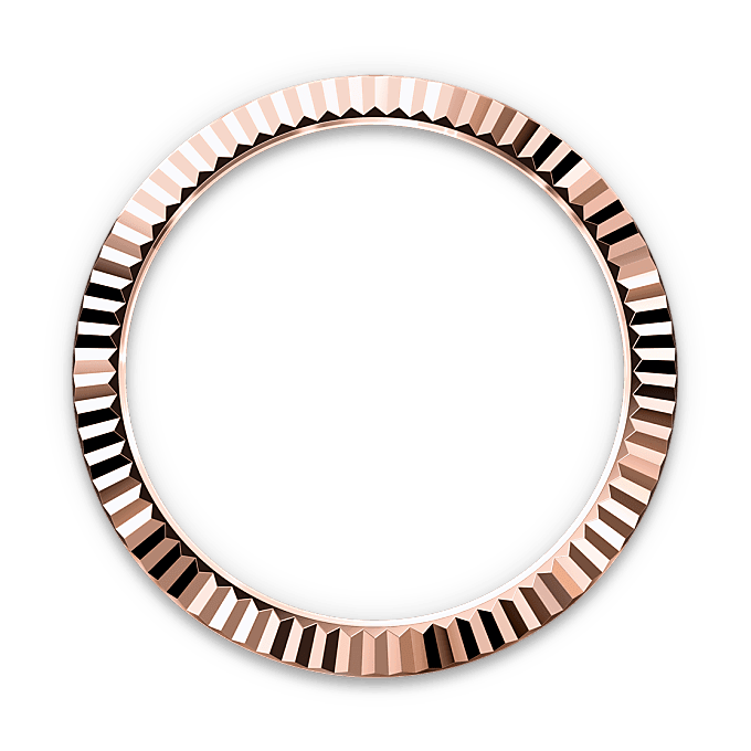 De gekartelde bezel