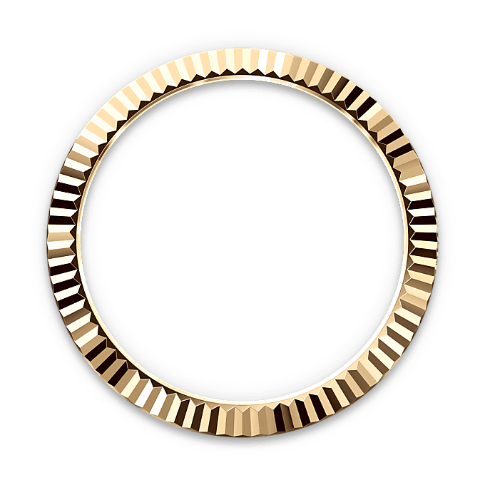De gekartelde bezel