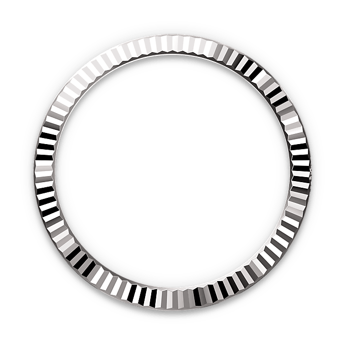 Gekartelde bezel