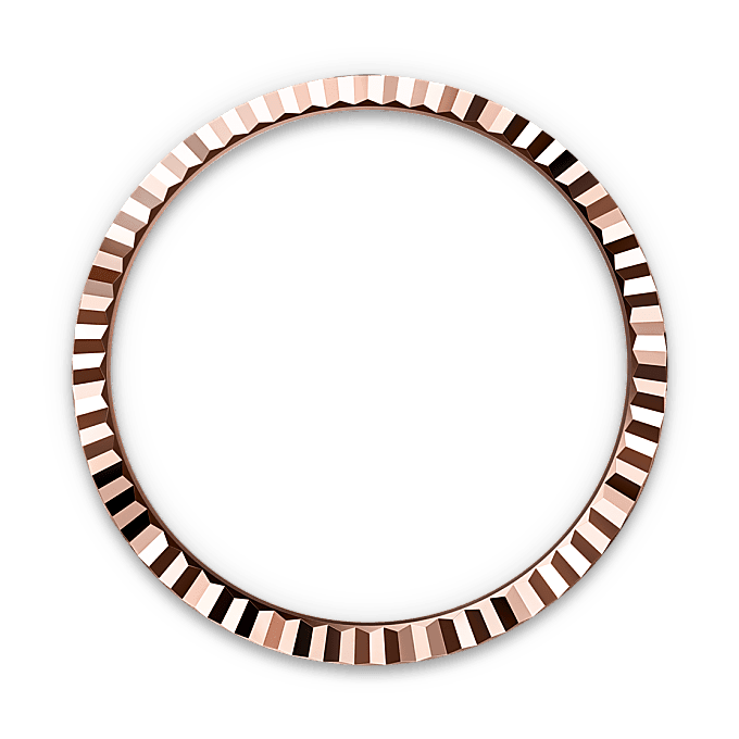 Gekartelde bezel