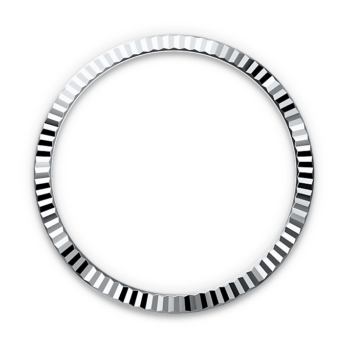Gekartelde bezel