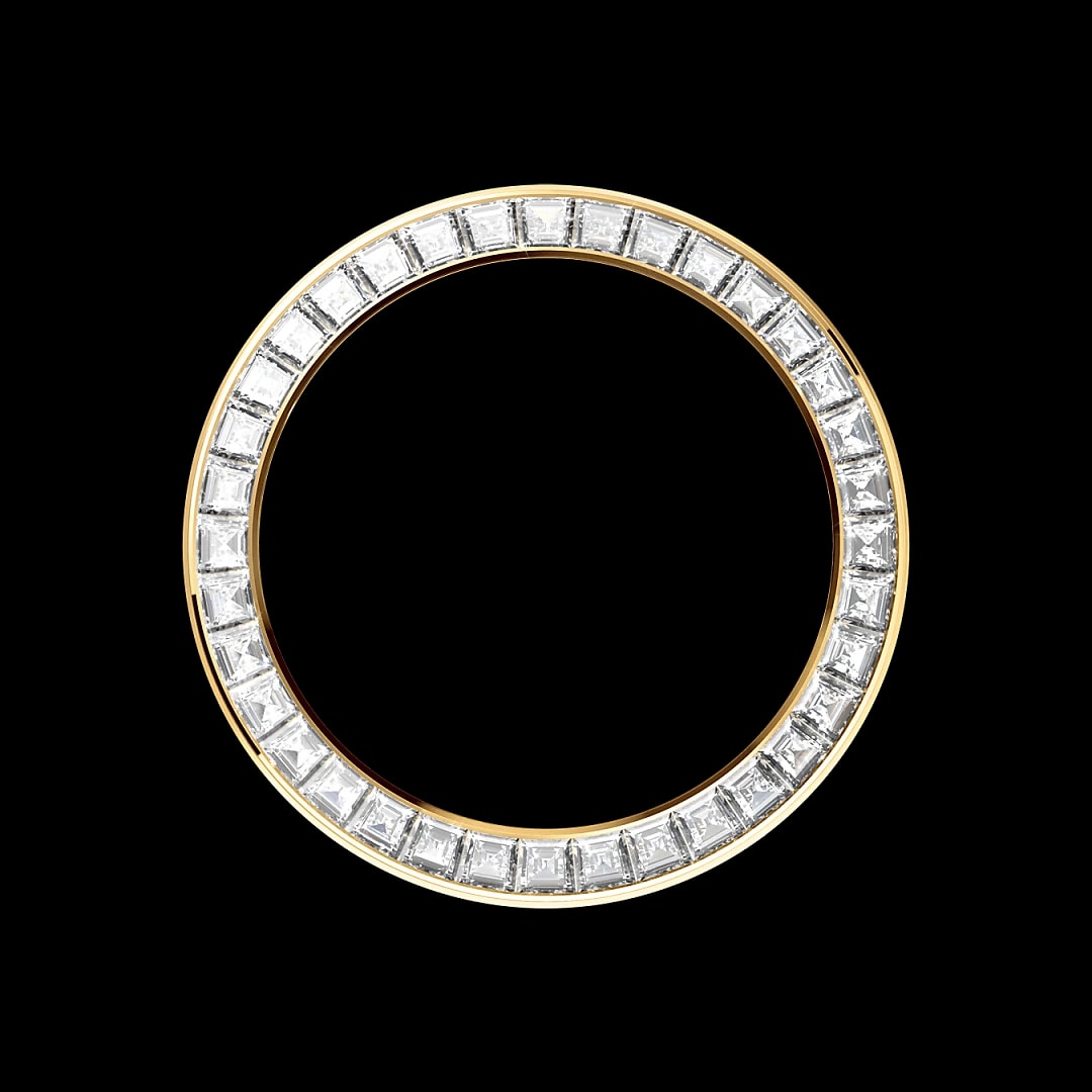 Bezel bezet met diamanten