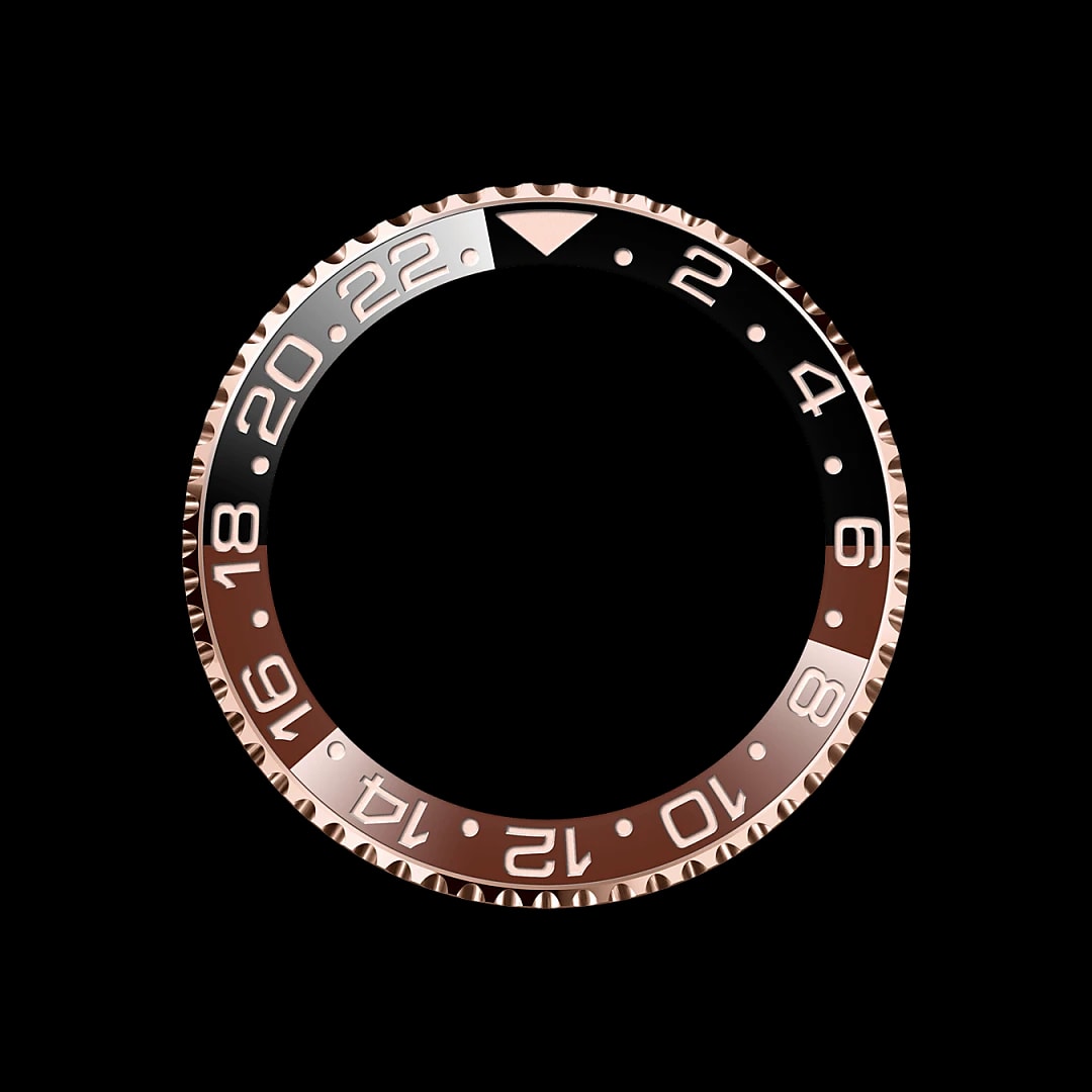 Draaibare bezel met 24-uursaanduiding