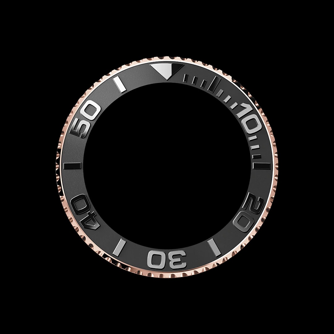 Bidirectioneel draaibare bezel