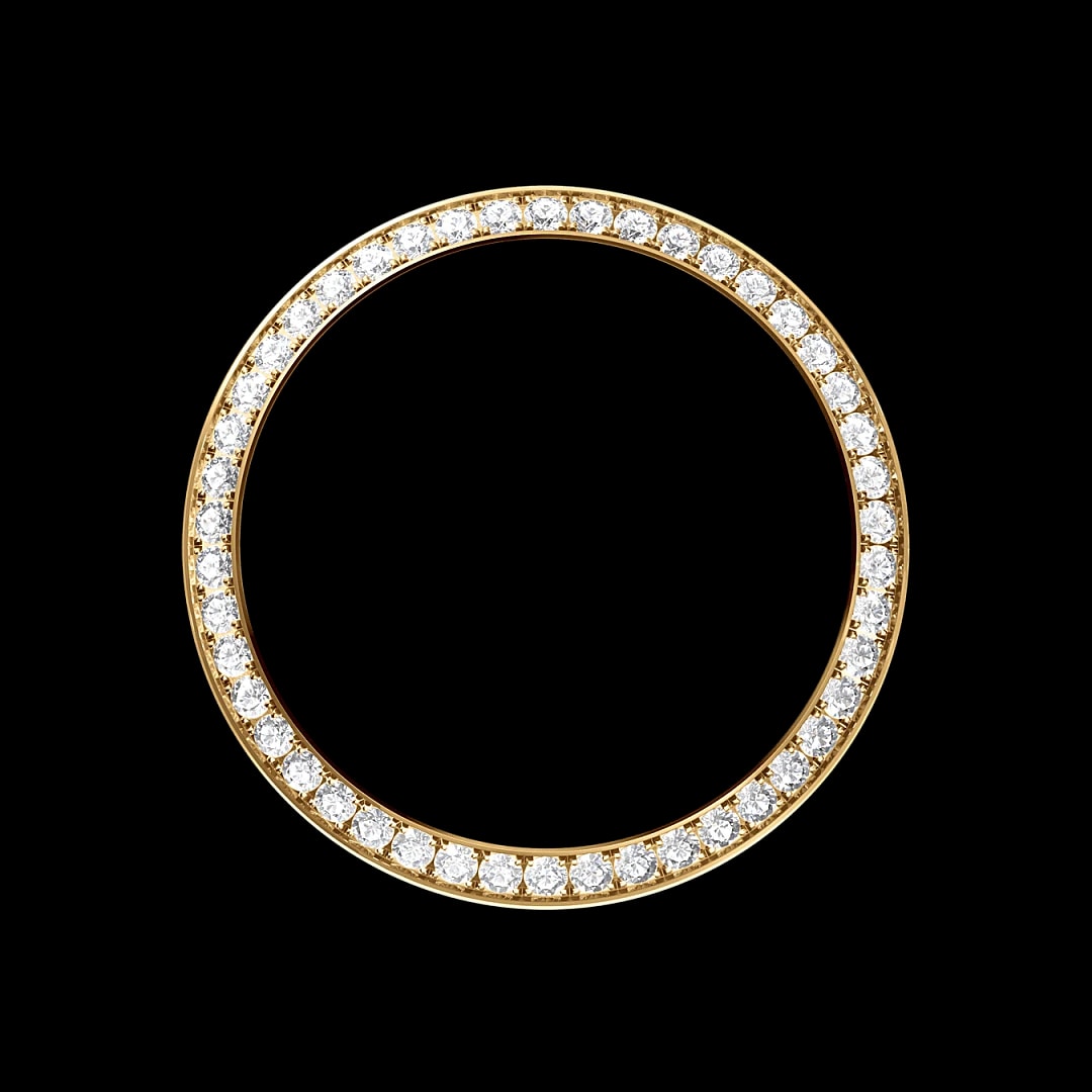 Bezel bezet met diamanten