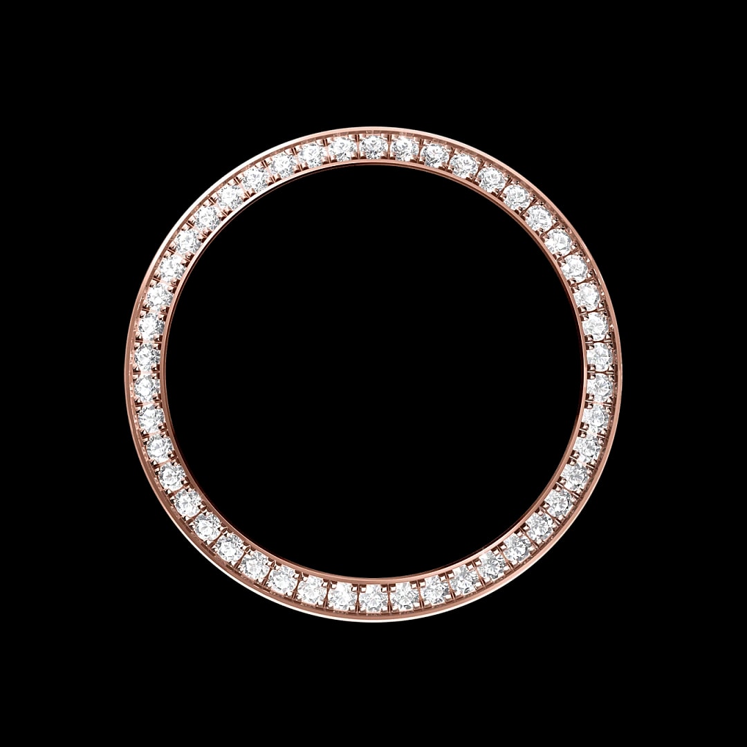 Bezel bezet met diamanten