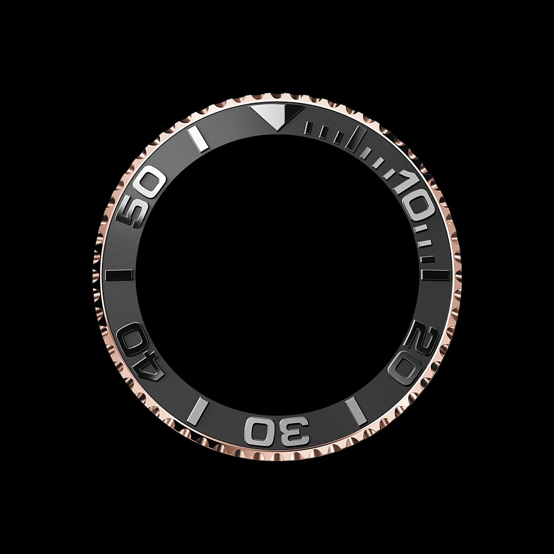 Bidirectioneel draaibare bezel