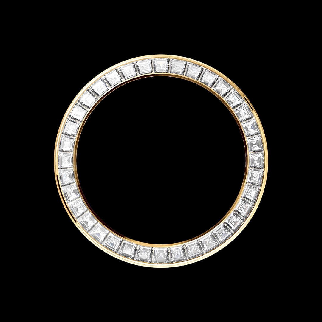 Bezel bezet met diamanten
