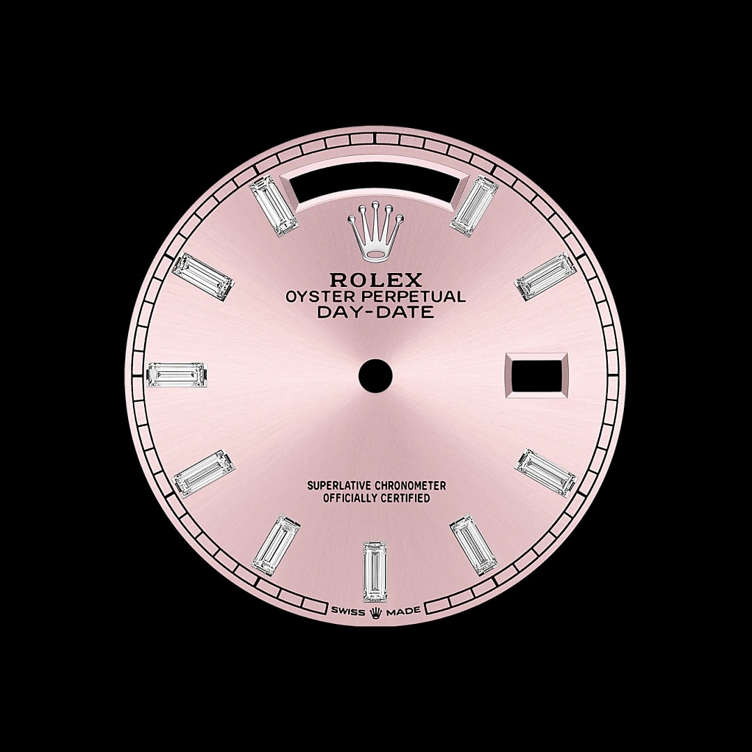 Roze wijzerplaat