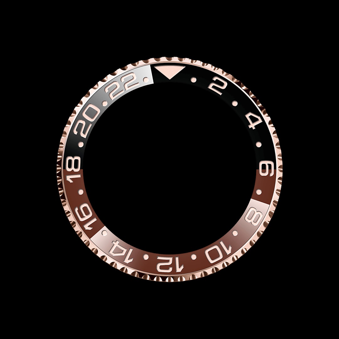 Draaibare bezel met 24-uursaanduiding