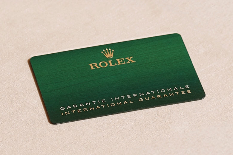 Rolex Guarantee Card