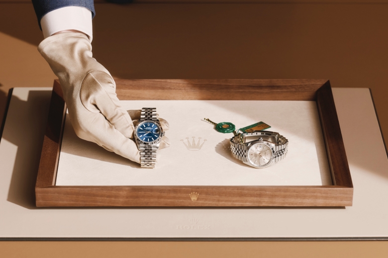 Rolex op plateau