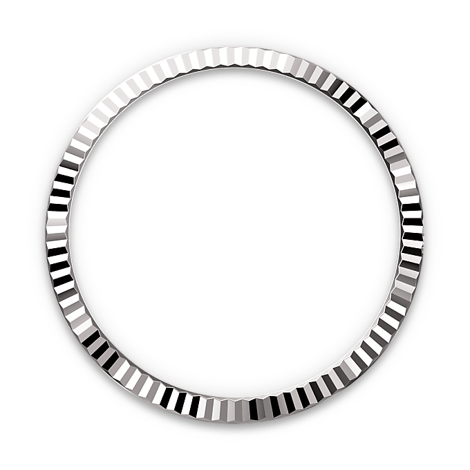 Gekartelde bezel