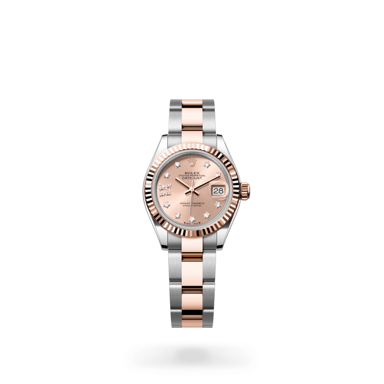 Rolex Lady-Datejust, M279171-0028, 28mm, Everose Rolesor - een combinatie van Oystersteel en Everose-goud