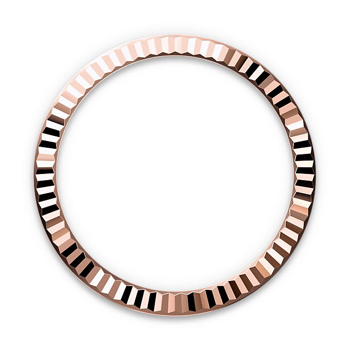 Gekartelde bezel